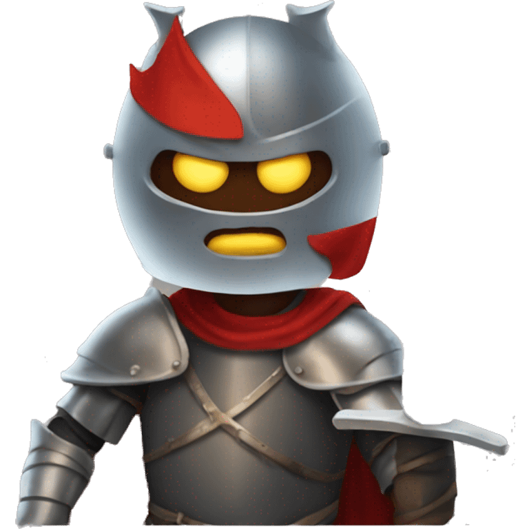 Knight with devil face emoji