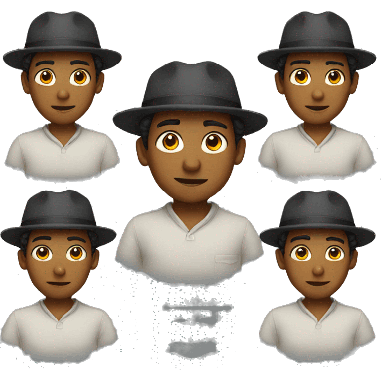 Boy with hat emoji