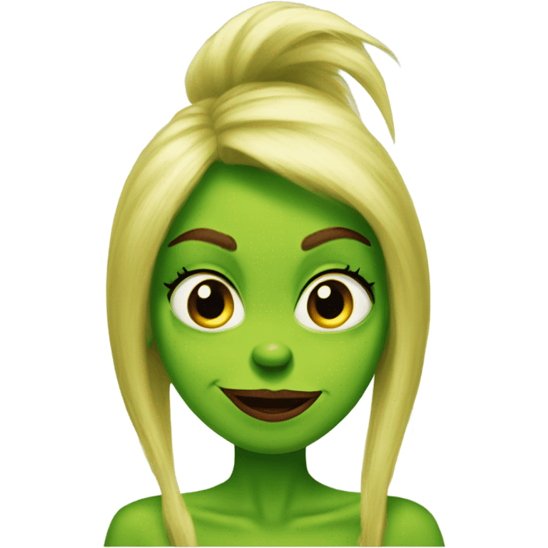 miss grinch emoji