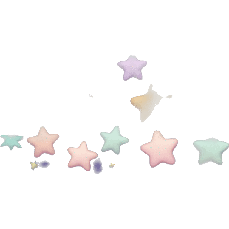 pastel stars emoji