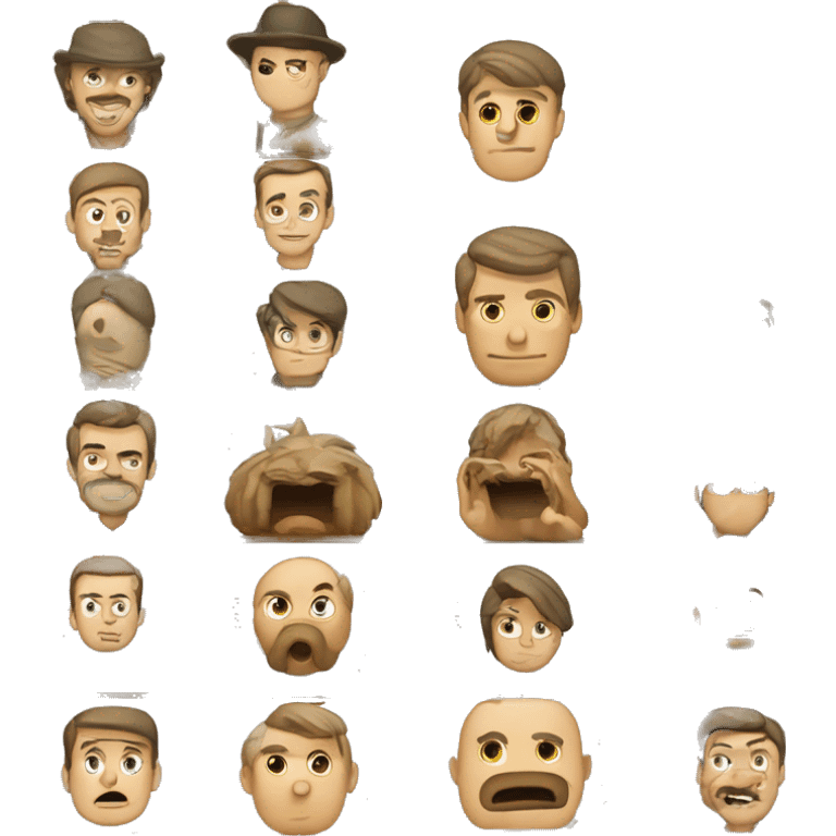 Začudeno dekle z grdim pogledom emoji