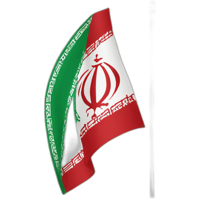 Imperial flag of Iran emoji