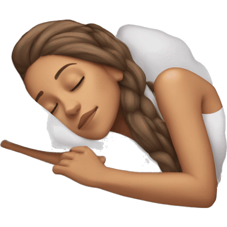 Ariana Grande sleeping emoji