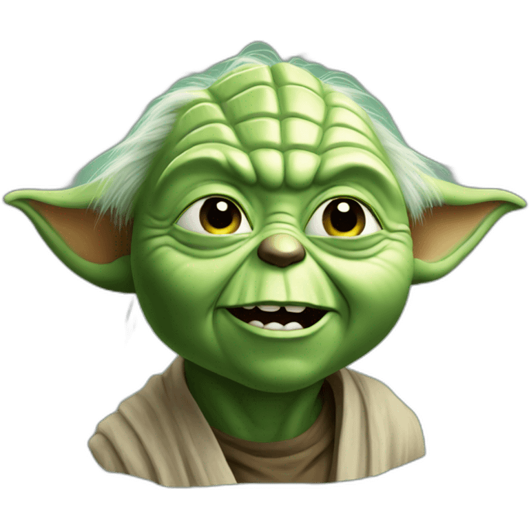 yoda happy  emoji