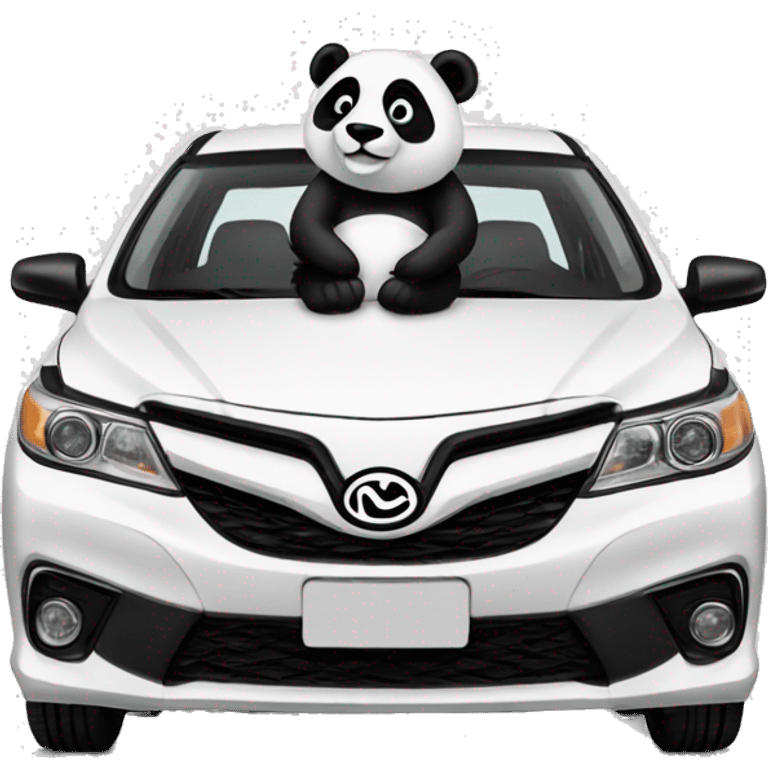 Panda on a Camry emoji