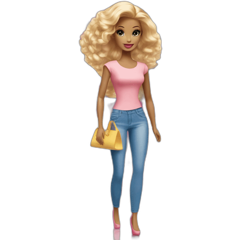 Barbie shopping  emoji