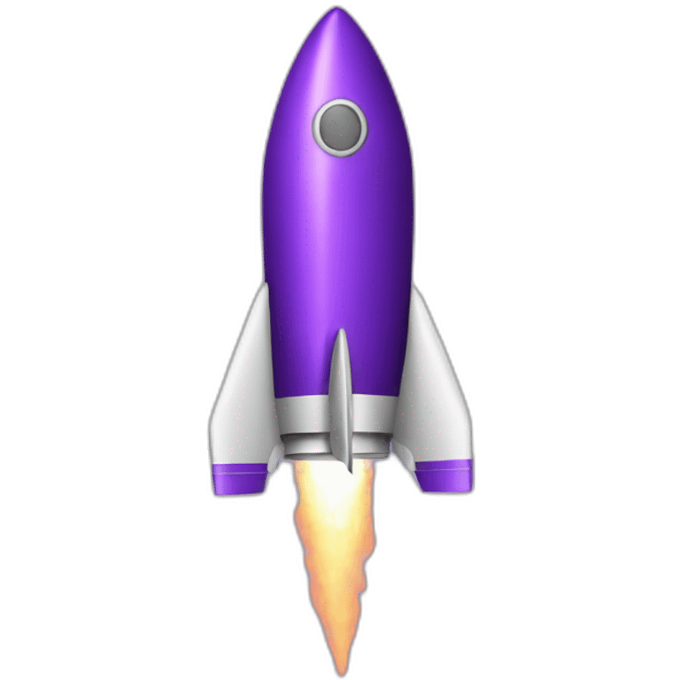 rocket purple emoji