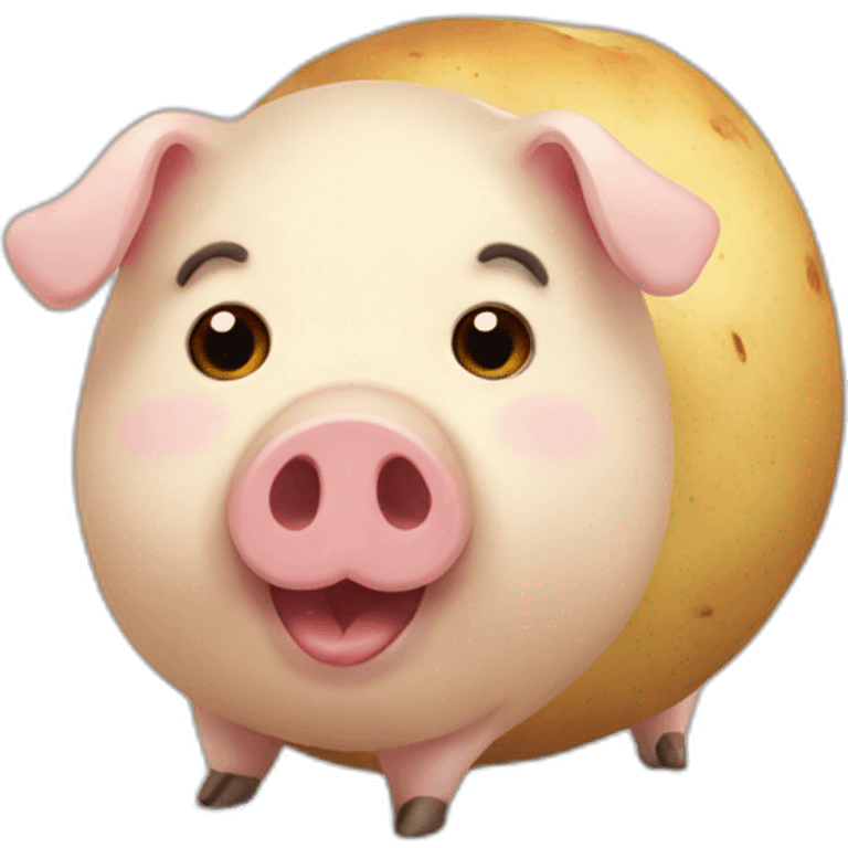 Potato pig emoji