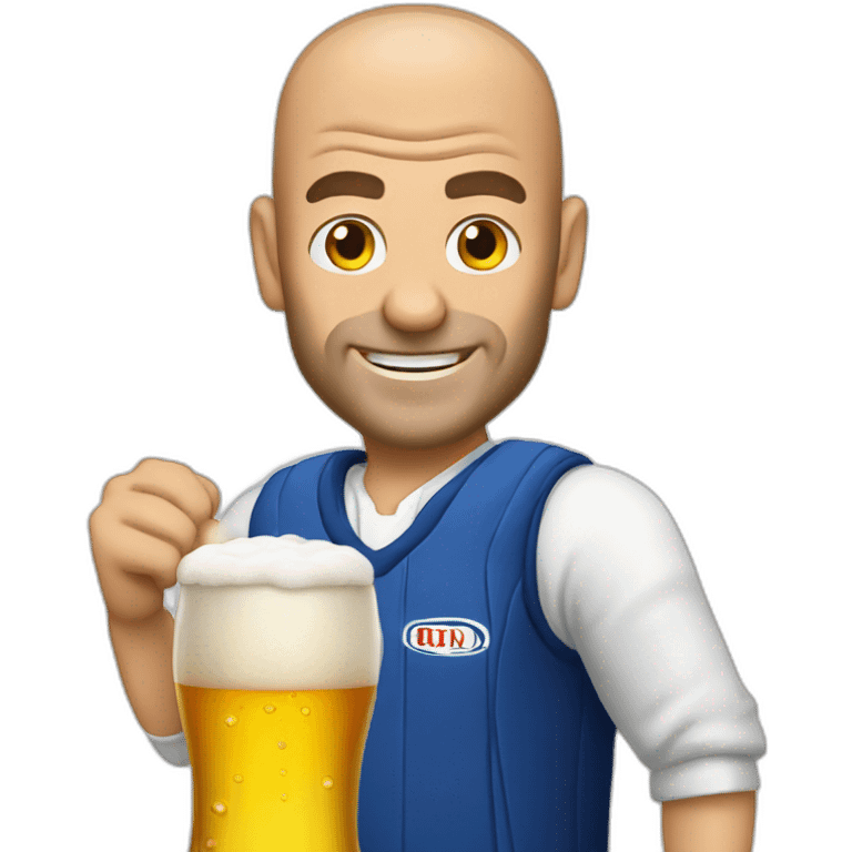 Zidane beer emoji