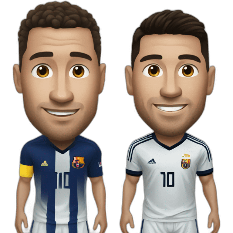 Ronaldo and messi emoji