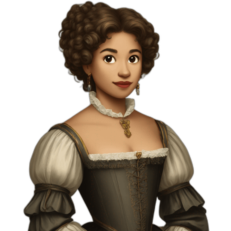 Zendaya in 17th century, spain emoji