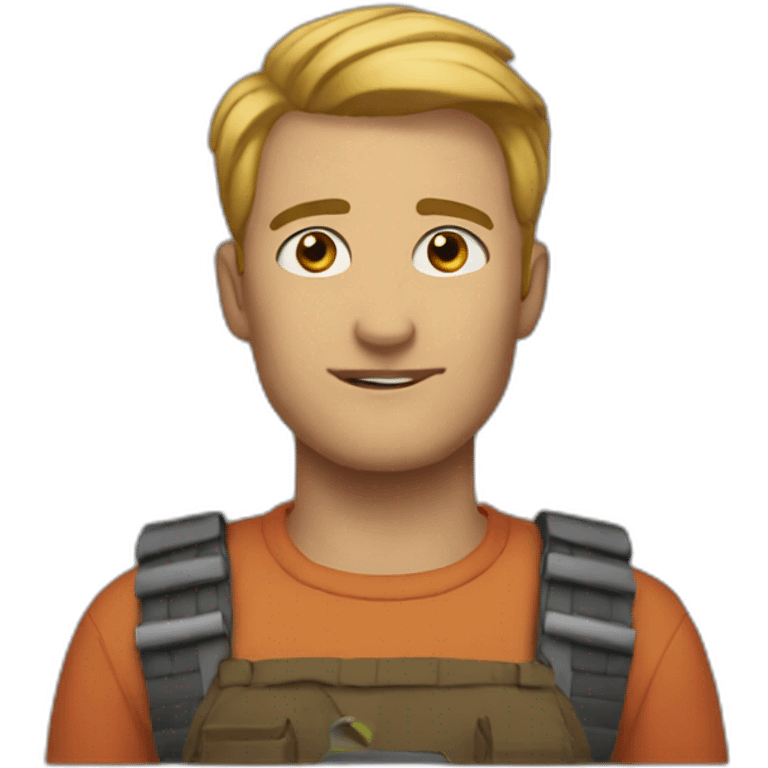 a guy with logic emoji