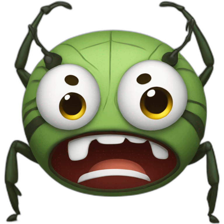 angry bug emoji