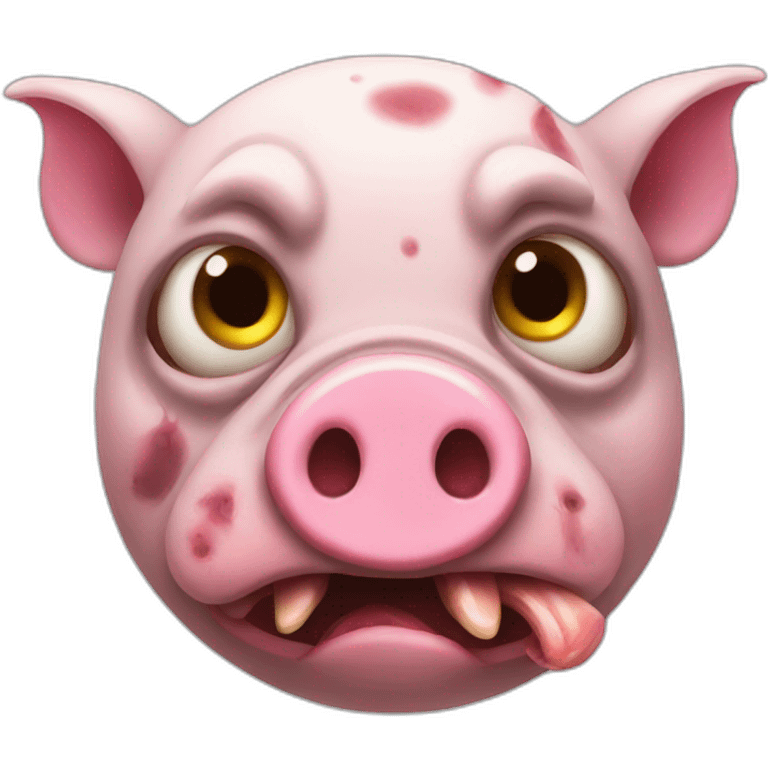 zombie pig emoji