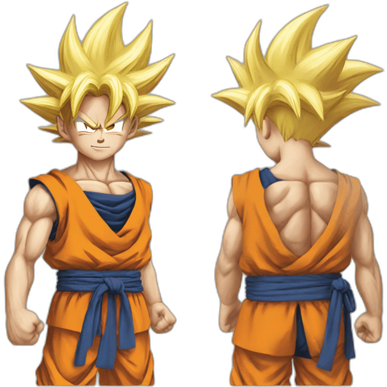 Goku saiyan emoji