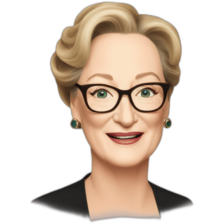 meryl streep emoji