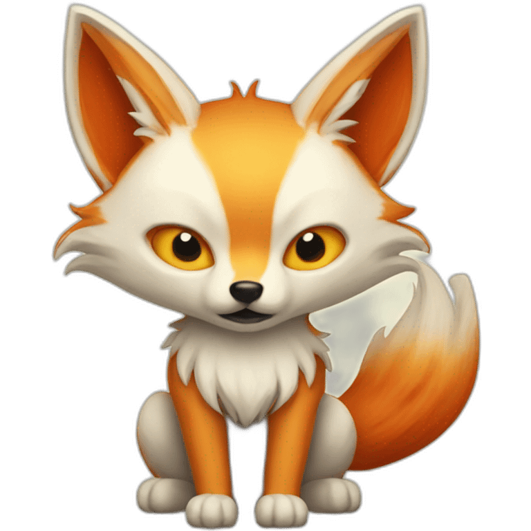 Kitsune-fox-with-nine-tails emoji