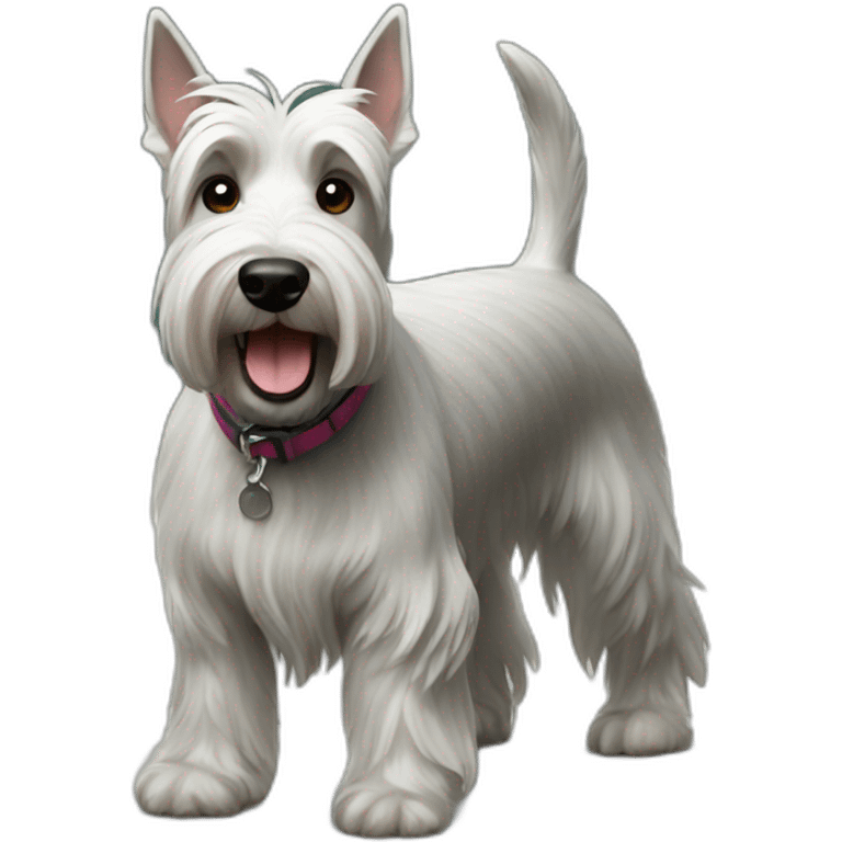 scottish-terrier-dog-walking emoji