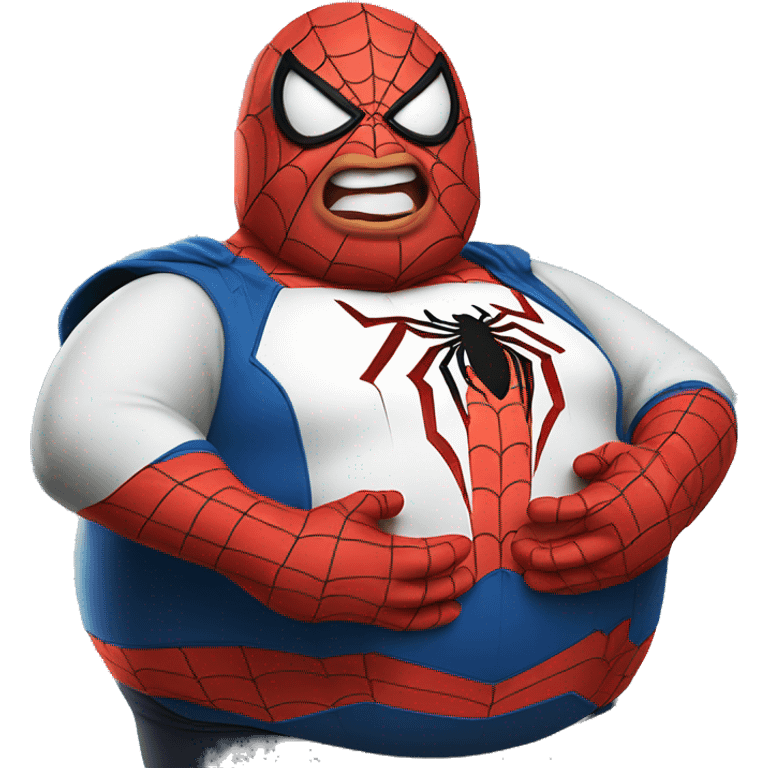 Fat fat fat spiderman emoji