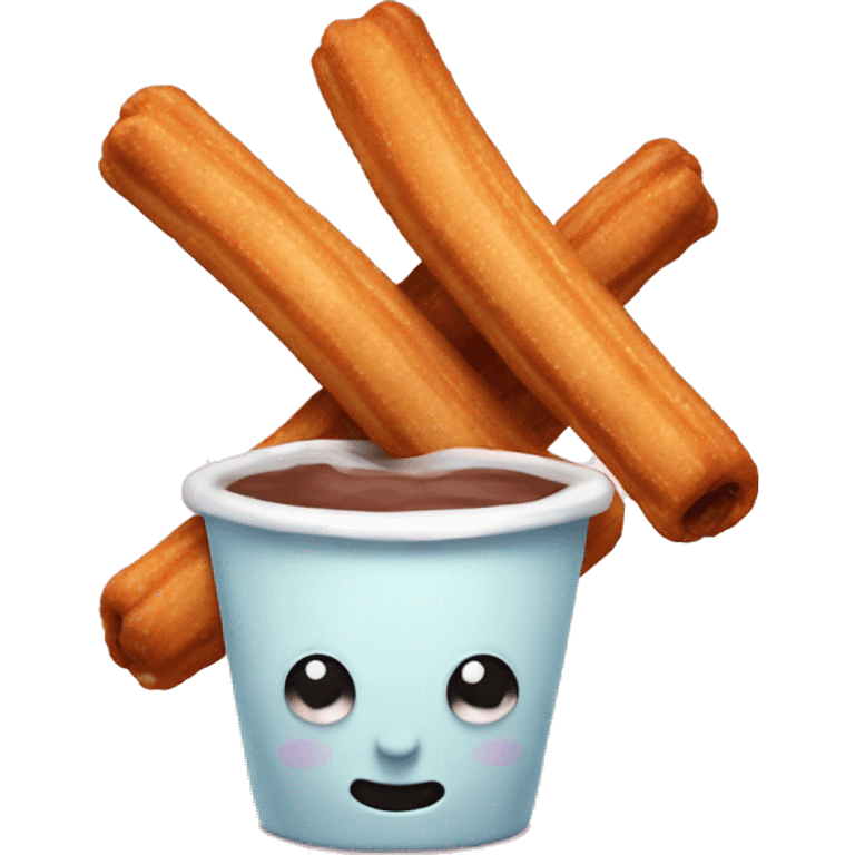 Churro with a bunch of sugar  emoji