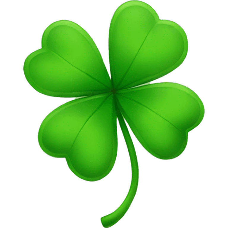 Five leaf clover  emoji