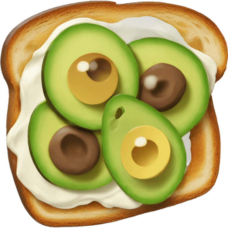 Avocado toast  emoji