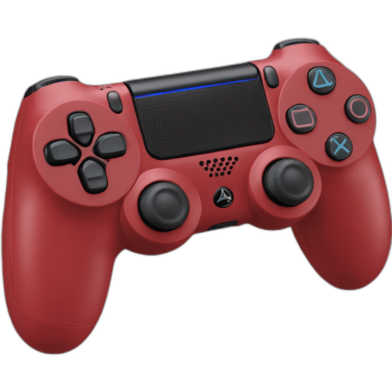 PlayStation 4 joystick red emoji