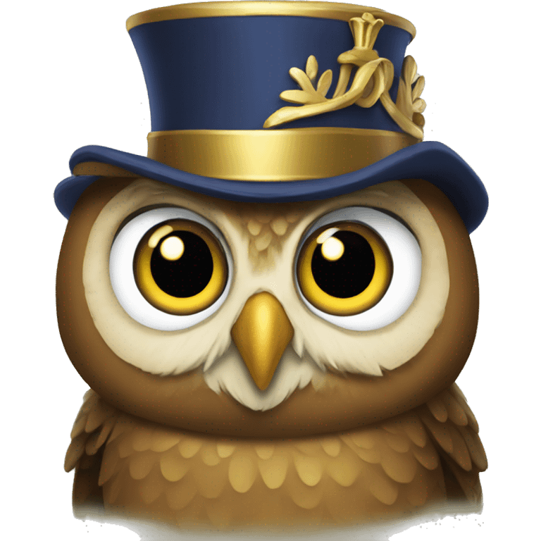 Royal owl emoji