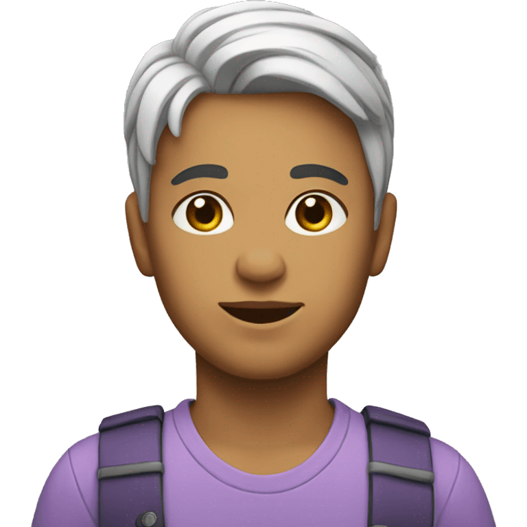 Nonbinary flat emoji