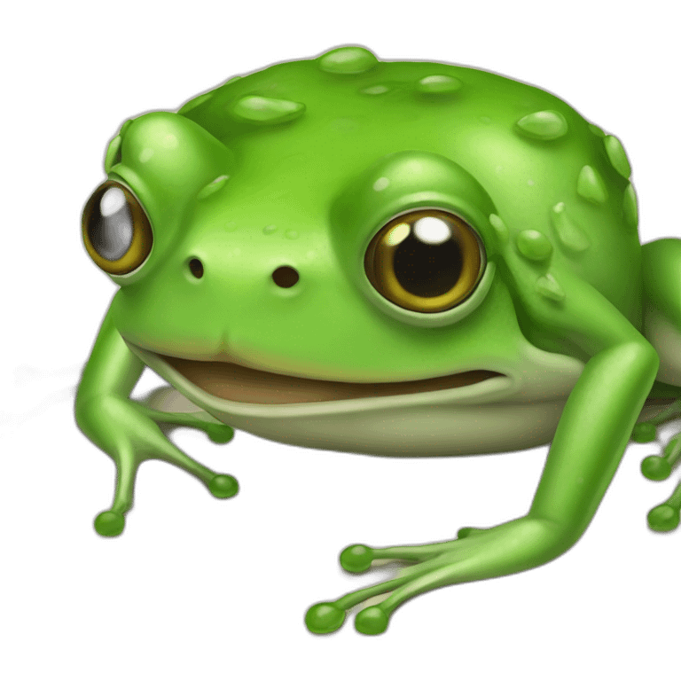 frog dead by poison emoji