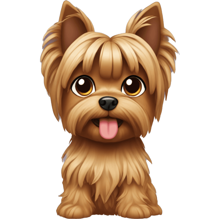 Yorkie girl emoji