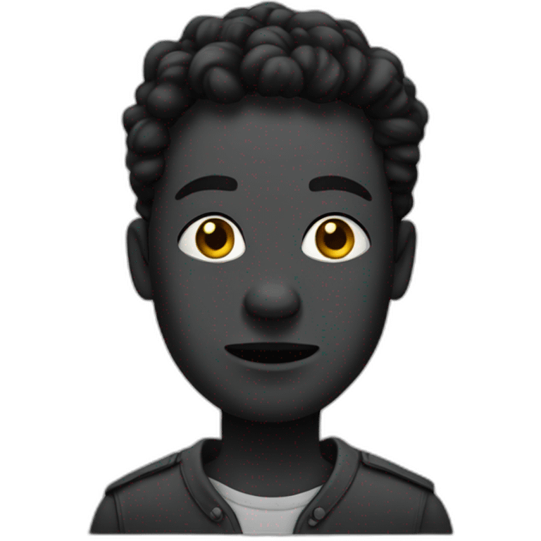 un noir qui ramasse du coton emoji