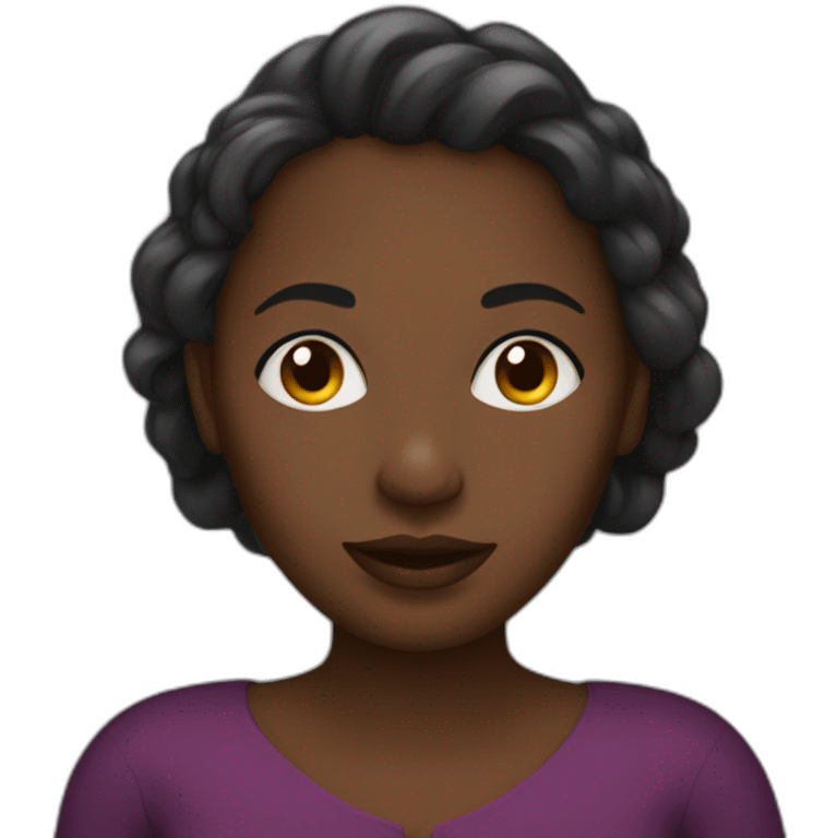 Femme sénégalaise emoji