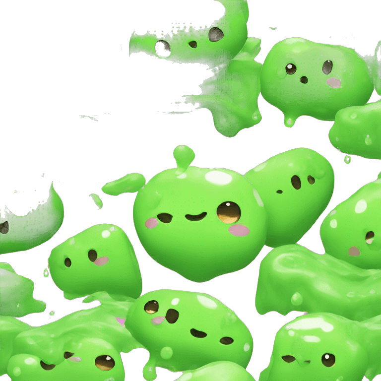 fantasy slime cute kawaii emoji