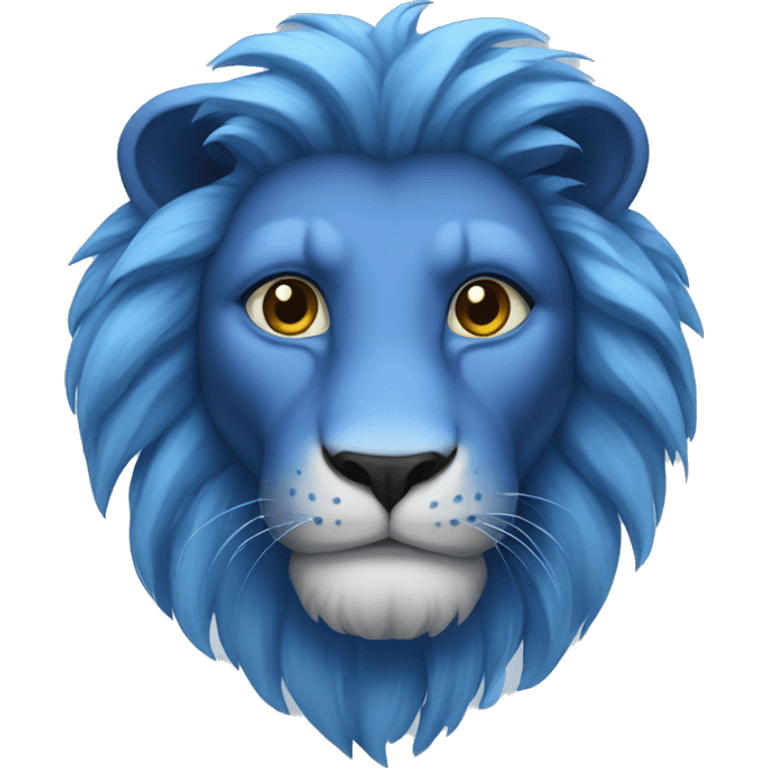 Blue Lion emoji