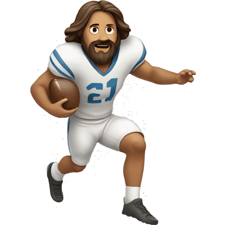 jesus playing football emoji