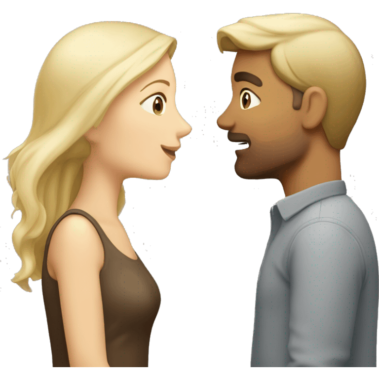 blond-hair-woman-and-gray/brown-hair-man-kisses emoji