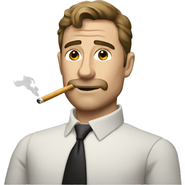 Tomas Shelby with cigarette emoji