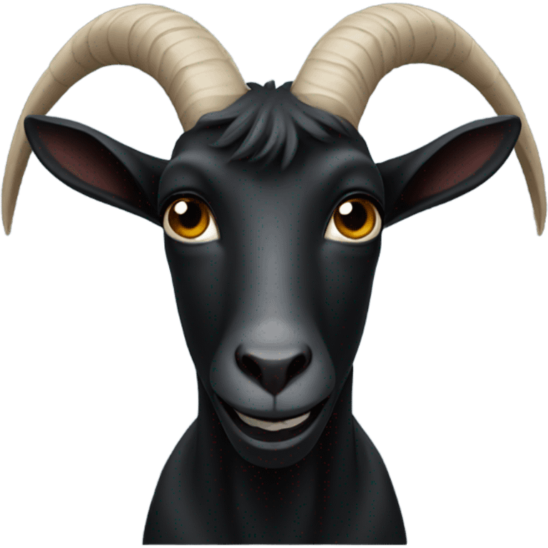 Black goat emoji