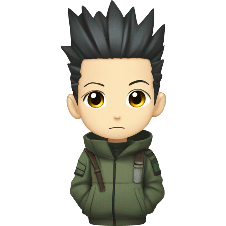 Shikamaru Nara face chibi version emoji