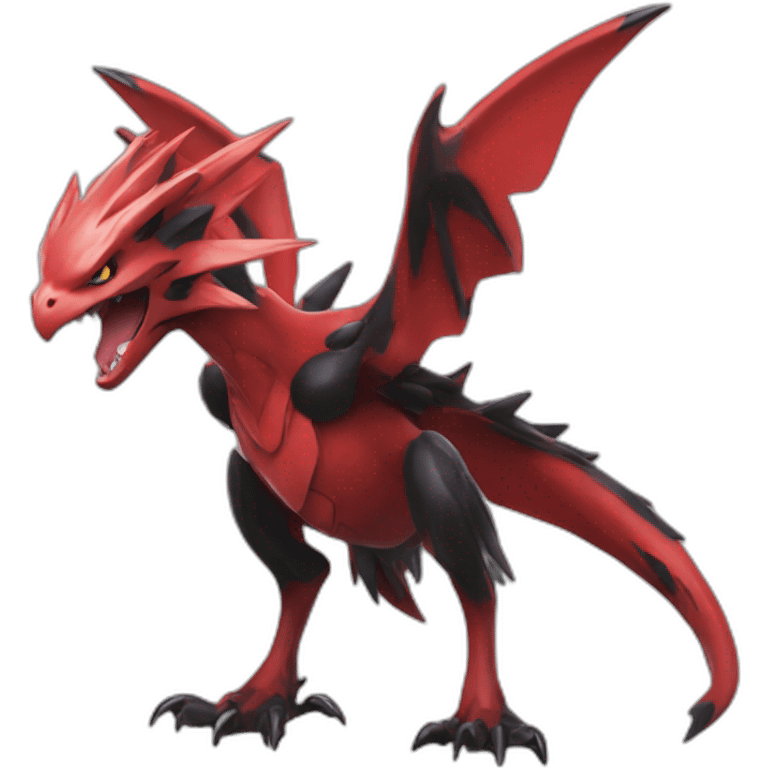 Yveltal de Pokémon realiste emoji