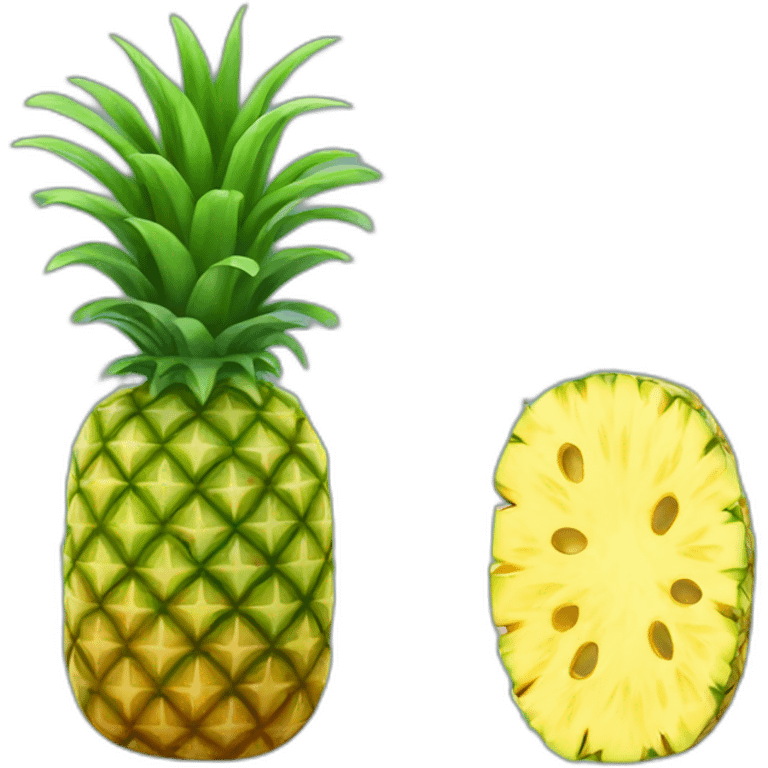 Pineapple bun emoji