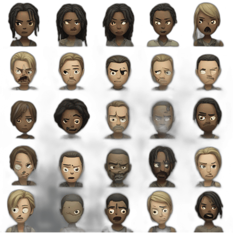 The walking dead emoji