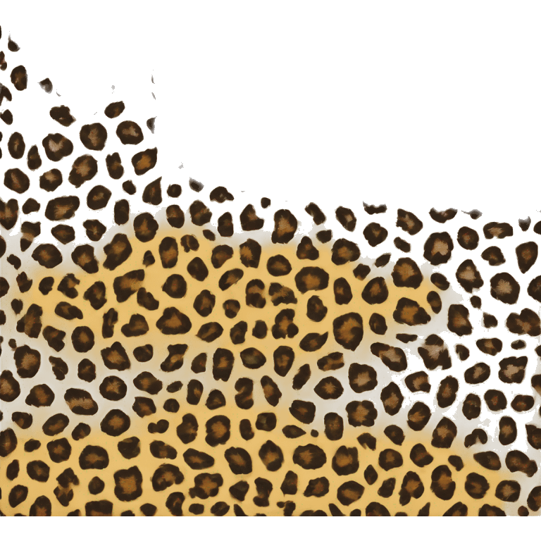 leopard print ushanka emoji