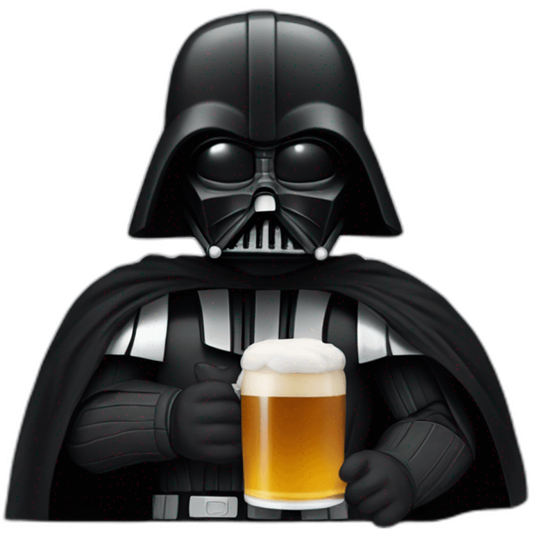 Dark vador bière emoji