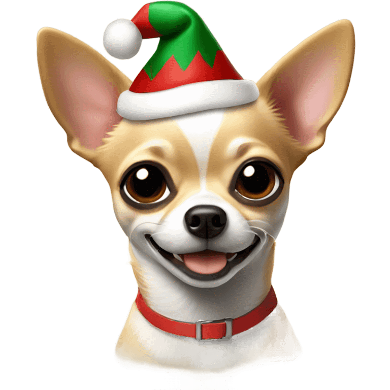 Feliz navidad chihuahua  emoji