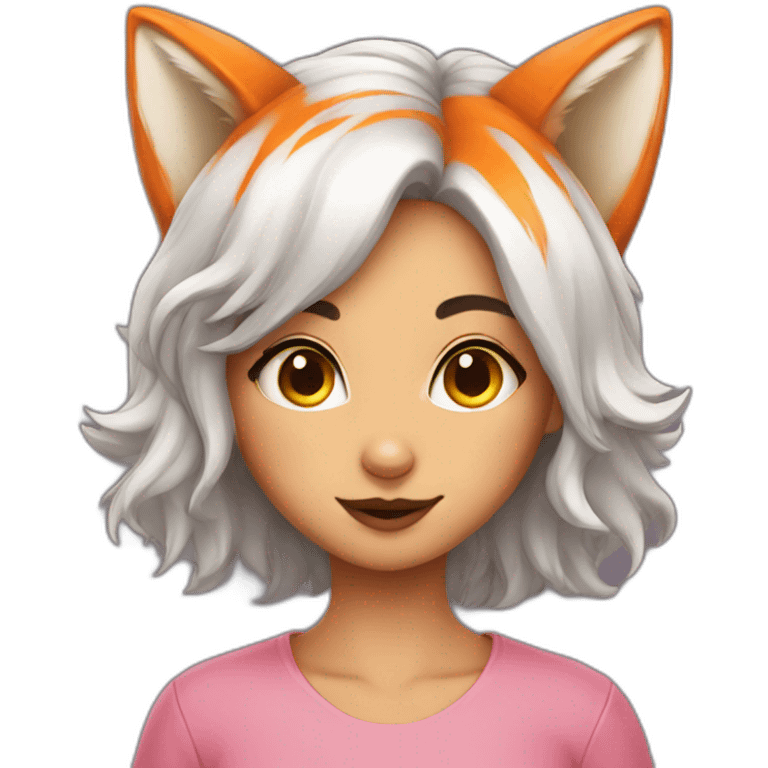 Fox girl emoji