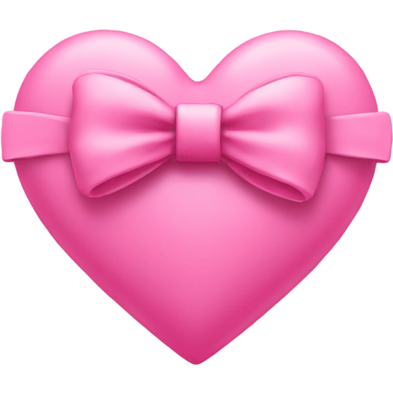 pink heart with bow emoji