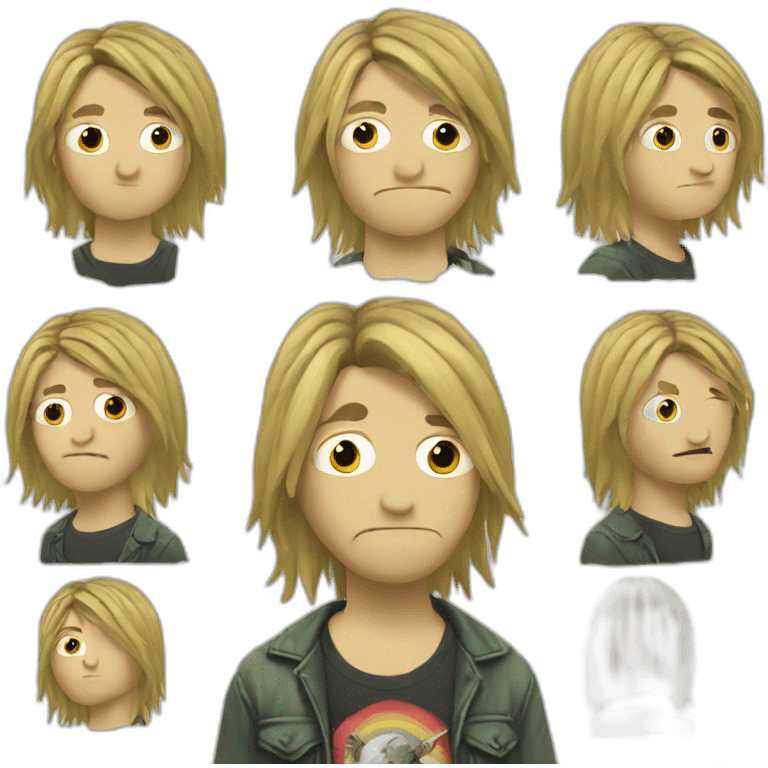 Kurt cobain emoji