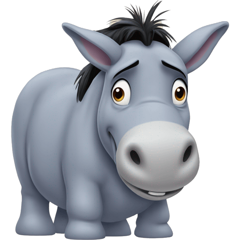 Eeyore donkey from Winnie the Pooh emoji